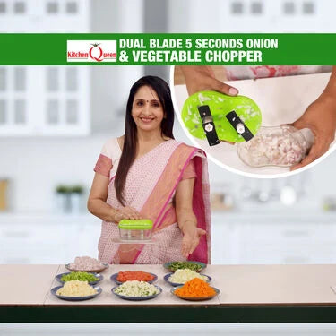 Dual Blade Onion & Vegetable Chopper
